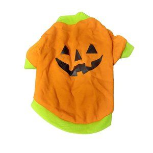 Dog Pumpkin Halloween Orange and‎ Green Shirt